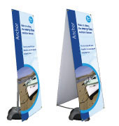 nautilus indoor banner stand